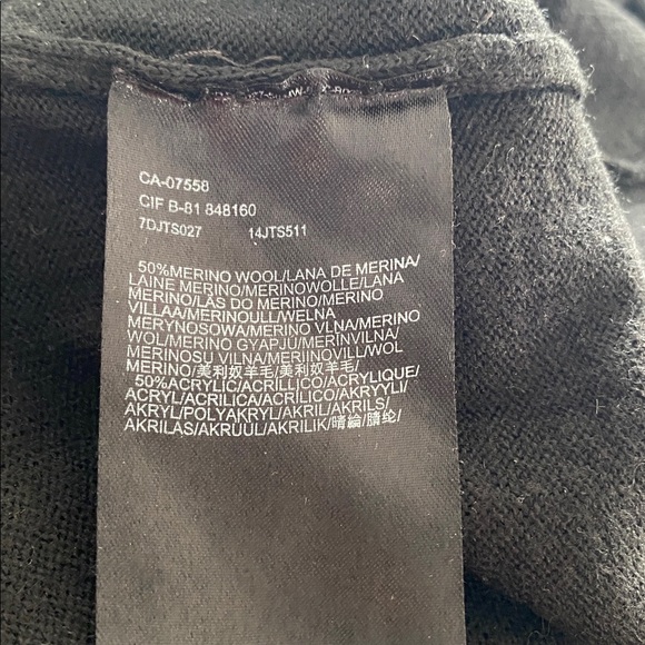 Mexx Metropolitan merino wool blend Black V-Neck Sweater size XXL - Picture 11 of 11